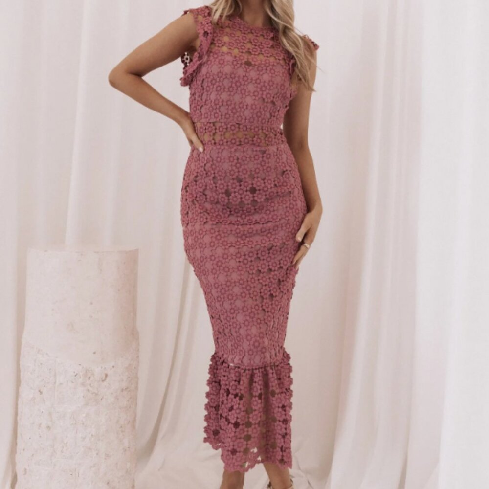 Petal & Pup Lauren Lace Overlay Dress